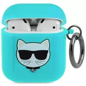 Karl Lagerfeld KLA2UCHFL AirPods cover blue Choupette (KLA2UCHFL)