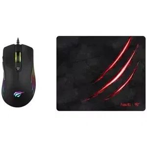 Hrací myš Gaming set mouse + mouse pad Havit GAMENOTE MS1007CM