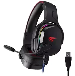 Sluchátka Gaming headphones Havit GAMENOTE H2022U USB 7.1 RGB