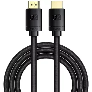 Kabel Baseus High Definition Series HDMI 2.1 cable, 8K 60Hz, 3D, HDR, 48Gbps, 2m (black)