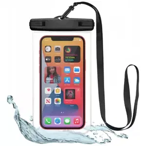 Pouzdro TECH-PROTECT UNIVERSAL WATERPROOF CASE BLACK/CLEAR (6216990212710)