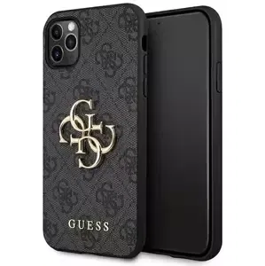 Kryt Guess GUHCN654GMGGR iPhone 11 Pro Max grey hardcase 4G Big Metal Logo (GUHCN654GMGGR)