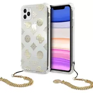 Kryt Guess GUHCN58KSPEGO iPhone 11 Pro 5,8" gold hardcase Peony Chain Collection (GUHCN58KSPEGO)