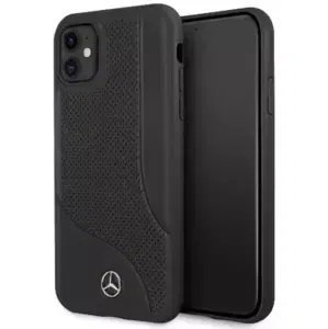 Kryt Mercedes MEHCN61CDOBK iPhone 11 black hardcase Leather Perforated Area (MEHCN61CDOBK)