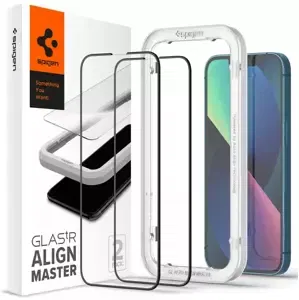 Ochranné sklo Spigen tR Align Master, black 2P-iPhone 13 Pro Max (AGL03377)