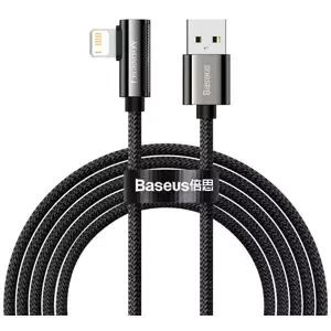 Kabel Cable USB to Lightning Baseus Legend Series, 2.4A, 2m (black) (6953156207523)