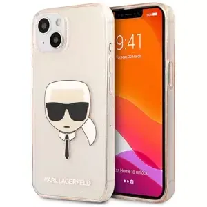 Kryt Karl Lagerfeld KLHCP13MKHTUGLGO iPhone 13 6,1" gold hardcase Glitter Karl`s Head (KLHCP13MKHTUGLGO)