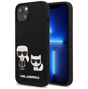 Kryt Karl Lagerfeld KLHCP13SSSKCK iPhone 13 mini 5,4" hardcase black Silicone Karl & Choupette (KLHCP13SSSKCK)