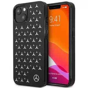 Kryt Mercedes MEHCP13SESPBK iPhone 13 mini 5,4" black hardcase Silver Stars Pattern (MEHCP13SESPBK)