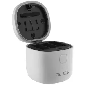 Nabíječka Telesin 3-slot waterproof charger Allin box for GoPro Hero 9 / Hero 10 (GP-BTR-904-GY)