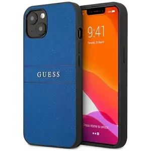 Kryt Guess GUHCP13MPSASBBL iPhone 13 6,1" blue Saffiano Strap (GUHCP13MPSASBBL)