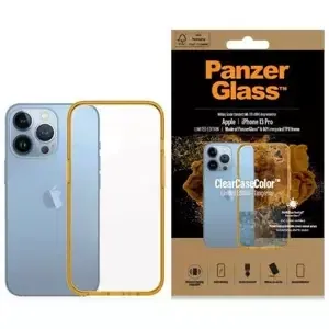 Kryt PanzerGlass ClearCase iPhone 13 Pro 6.1" Antibacterial Military grade Tangerine 0338 (0338)