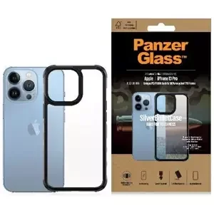 Kryt PanzerGlass ClearCase iPhone 13 Pro 6.1" black Antibacterial Military grade SilverBullet 0324 (0324)