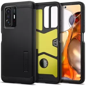 Kryt Spigen Tough Armor, black - Xiaomi 11T/11T Pro (ACS03863)