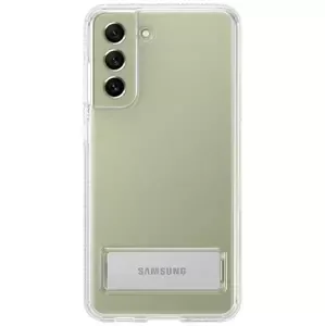 Kryt Case Samsung S21 FE 5G Transparent Clear Standing Cover (EF-JG990CTEGWW)