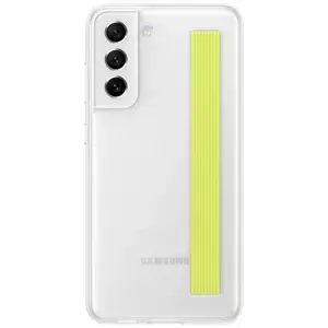Pouzdro Case Samsung EF-XG990CWEGWW S21 FE 5G G990 white Alcantara Cover (EF-XG990CWEGWW)