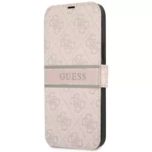 Pouzdro Guess GUBKP13L4GDPI iPhone 13 Pro / 13 6,1" pink book 4G Stripe (GUBKP13L4GDPI)