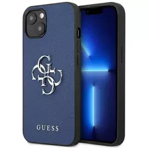 Kryt Guess GUHCP13MSA4GSBL iPhone 13 6,1" blue hardcase Saffiano 4G Metal Logo (GUHCP13MSA4GSBL)