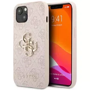 Kryt Guess GUHCP13S4GMGPI iPhone 13 mini 5,4" pink hardcase 4G Big Metal Logo (GUHCP13S4GMGPI)