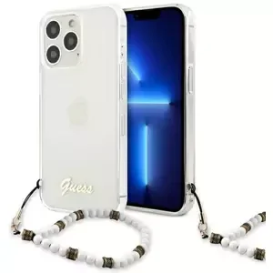 Kryt Guess GUHCP13XKPSWH iPhone 13 Pro Max 6,7" Transparent hardcase White Pearl (GUHCP13XKPSWH)
