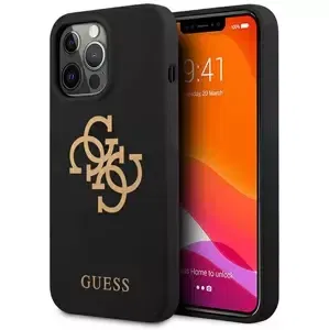 Kryt Guess GUHCP13LLS4GGBK iPhone 13 Pro / 13 6,1" black hard case Silicone 4G Logo (GUHCP13LLS4GGBK)