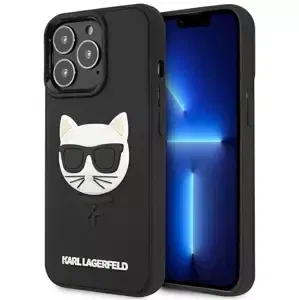 Kryt Karl Lagerfeld KLHCP13XCH3DBK 13 Pro Max 6,7"  black hardcase 3D Rubber Choupette (KLHCP13XCH3DBK)