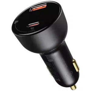 Nabíječka do auta Baseus Superme Car charger, USB, USB-C, 100W (black)