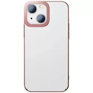 Kryt Baseus Glitter Transparent Case for iPhone 13 (pink)