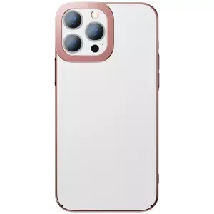 Kryt Baseus Glitter Transparent Case for iPhone 13 Pro Max (pink)
