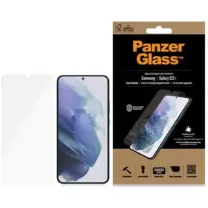 Ochranné sklo PanzerGlass E2E Microfracture Sam S22+ S906 Case Friendly AntiBacterial czarny/black 7294 (7294)