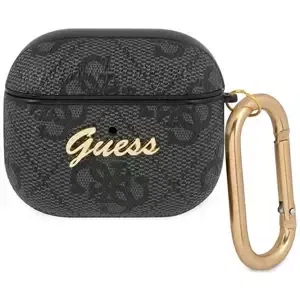 Guess GUA34GSMK AirPods 3 cover grey 4G Script Metal Collection (GUA34GSMK)