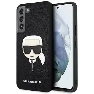 Kryt Karl Lagerfeld KLHCS22MSAKHBK S906 S22+ black hardcase Saffiano Ikonik Karl`s Head (KLHCS22MSAKHBK)