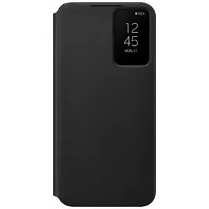 Pouzdro Case Samsung EF-ZS906CB S22+ S906 black Clear View Cover (EF-ZS906CBEGEE)