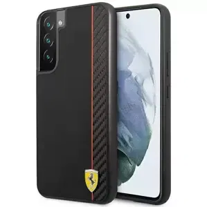 Kryt Ferrari FESAXHCS22MBK S22+ S906 black hardcase On Track Carbon Stripe (FESAXHCS22MBK)