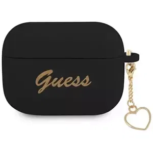 Guess GUAPLSCHSK AirPods Pro cover black Silicone Charm Collection (GUAPLSCHSK)