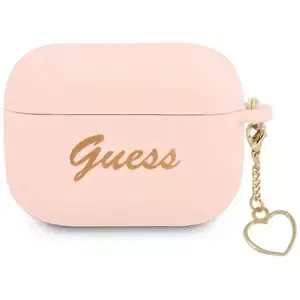 Guess GUAPLSCHSP AirPods Pro cover pink Silicone Charm Collection (GUAPLSCHSP)