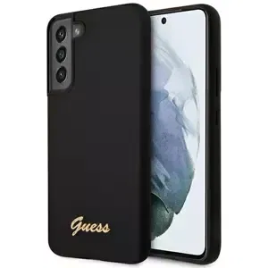 Kryt Guess GUHCS22MLSLMGBK S22+ S906 black hardcase Silicone Script Metal Logo (GUHCS22MLSLMGBK)