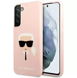 Kryt Karl Lagerfeld KLHCS22MSLKHPI S22+ S906 pink hardcase Silicone Karl`s Head (KLHCS22MSLKHPI)