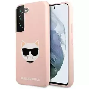 Kryt Karl Lagerfeld S22 hardcase  Pink Silicone Choupette Head (KLHCS22SSLCHPI)