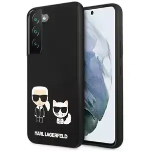 Kryt Karl Lagerfeld KLHCS22SSSKCK S22 S901 hardcase black Silicone Karl & Choupette (KLHCS22SSSKCK)