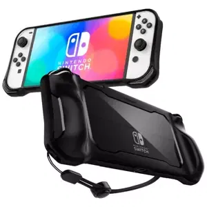 Pouzdro SPIGEN RUGGED ARMOR NINTENDO SWITCH OLED MATTE BLACK (ACS04020)