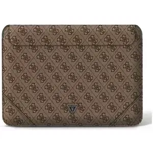 Pouzdro Guess Sleeve GUCS14P4TW 13/14" brown 4G Uptown Triangle logo (GUCS14P4TW)