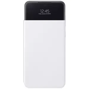 Pouzdro Case Samsung EF-EA336PW A33 5G A336 white S View Wallet Cover (EF-EA336PWEGEE)