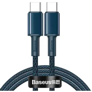 Kabel USB-C to USB-C Cable Baseus High Density Braided, 100W, 1m (Blue)