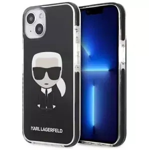 Kryt Karl Lagerfeld KLHCP13MTPEIKK iPhone 13 6,1" hardcase black Iconik Karl (KLHCP13MTPEIKK)