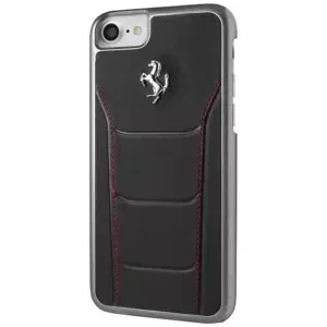 Kryt Ferrari Hardcase FESEHCP7LBKR iPhone 7 black/red stiching (FESEHCP7LBKR)