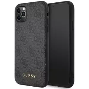 Kryt Guess GUHCN58G4GFGR iPhone 11 Pro 5,8" grey hard case 4G Metal Gold Logo (GUHCN58G4GFGR)