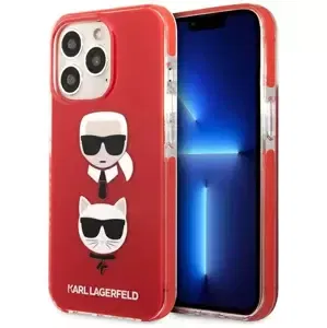 Kryt Karl Lagerfeld KLHCP13LTPE2TR iPhone 13 Pro / 13 6,1" hardcase red Karl&Choupette Head (KLHCP13LTPE2TR)