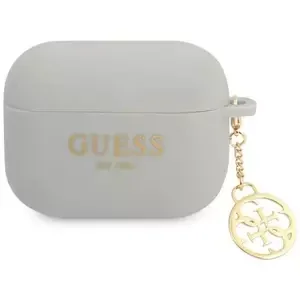 Guess GUAPLSC4EG AirPods Pro cover grey Silicone Charm 4G Collection (GUAPLSC4EG)
