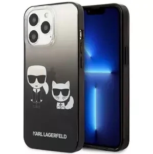 Kryt Karl Lagerfeld KLHCP13LTGKCK iPhone 13 Pro / 13 6,1" hardcase black Gradient Ikonik Karl & Choupette (KLHCP13LTGKCK)